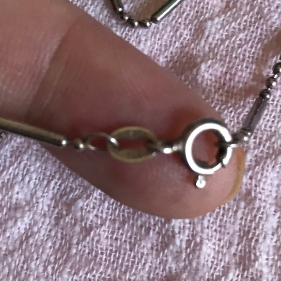 Vintage 925 Italian Starling Silver Chain Necklace - Picture 9 of 9